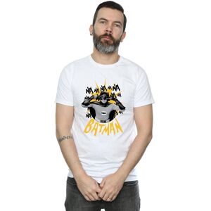 DC Comics Men's Batman TV Series Nananana T-Shirt in White Size: XL White XL DC Comics Men's Batman TV Series Nananana T-Shirt in White Size: XL White XL