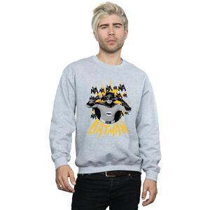 DC Comics Men's Batman TV Series Nananana Sweatshirt in Grey Size: Large Grey L DC Comics Men's Batman TV Series Nananana Sweatshirt in Grey Size: Large Grey L