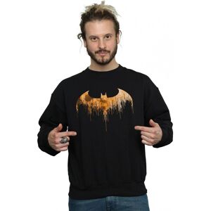 DC Comics Men's Batman Arkham Knight Halloween Moon Logo Fill Sweatshirt in Black Size: 3XL Black 3XL DC Comics Men's Batman Arkham Knight Halloween Moon Logo Fill Sweatshirt in Black Size: 3XL Black 3XL