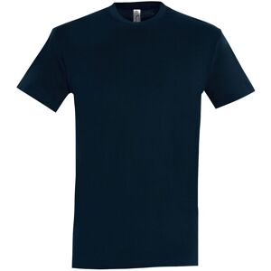 SOL'S Men's Imperial Heavyweight Short Sleeve T-Shirt in Dark Blue Size: 2XL Dark Blue 2XL SOL'S Men's Imperial Heavyweight Short Sleeve T-Shirt in Dark Blue Size: 2XL Dark Blue 2XL