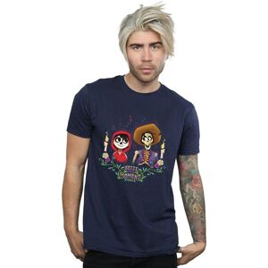 Disney Men's Coco Miguel & Hector T-Shirt in Navy Size: 2XL Navy 2XL Disney Men's Coco Miguel & Hector T-Shirt in Navy Size: 2XL Navy 2XL