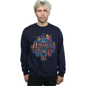 Disney Men's Coco Tree Pattern Sweatshirt in Navy Size: Medium Navy M Disney Men's Coco Tree Pattern Sweatshirt in Navy Size: Medium Navy M