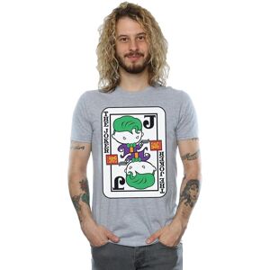 DC Comics Men's Chibi Joker Playing Card T-Shirt in Grey Size: 2XL Grey 2XL DC Comics Men's Chibi Joker Playing Card T-Shirt in Grey Size: 2XL Grey 2XL