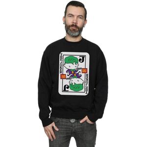 DC Comics Men's Chibi Joker Playing Card Sweatshirt in Black Size: Medium Black M DC Comics Men's Chibi Joker Playing Card Sweatshirt in Black Size: Medium Black M