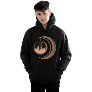 Harry Potter Men's Hogwarts Moon Hoodie in Black Size: 3XL Black 3XL Harry Potter Men's Hogwarts Moon Hoodie in Black Size: 3XL Black 3XL