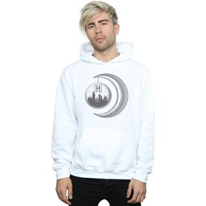 Harry Potter Men's Hogwarts Moon Hoodie in White Size: 2XL White 2XL Harry Potter Men's Hogwarts Moon Hoodie in White Size: 2XL White 2XL