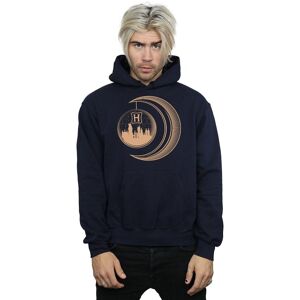 Harry Potter Men's Hogwarts Moon Hoodie in Navy Size: Small Navy S Harry Potter Men's Hogwarts Moon Hoodie in Navy Size: Small Navy S