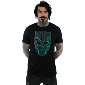 Marvel Men's Black Panther Tribal Mask T-Shirt Size: 2XL Black 2XL Marvel Men's Black Panther Tribal Mask T-Shirt Size: 2XL Black 2XL