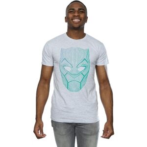 Marvel Men's Black Panther Tribal Mask T-Shirt in Grey Size: 2XL Grey 2XL Marvel Men's Black Panther Tribal Mask T-Shirt in Grey Size: 2XL Grey 2XL