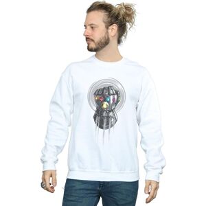 Marvel Men's Avengers Infinity War Power Fist Sweatshirt in White Size: 2XL White 2XL Marvel Men's Avengers Infinity War Power Fist Sweatshirt in White Size: 2XL White 2XL