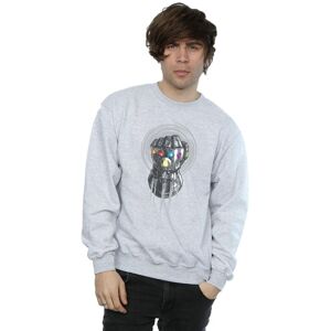 Marvel Men's Avengers Infinity War Power Fist Sweatshirt in Grey Size: XL Grey XL Marvel Men's Avengers Infinity War Power Fist Sweatshirt in Grey Size: XL Grey XL