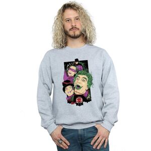 DC Comics Men's Batman TV Series Rogues Gallery Sweatshirt in Grey Size: Large Grey L DC Comics Men's Batman TV Series Rogues Gallery Sweatshirt in Grey Size: Large Grey L
