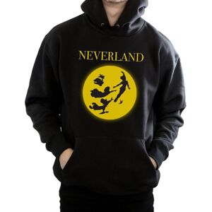 Disney Men's Peter Pan Moon Silhouettes Hoodie in Black Size: XL Black XL Disney Men's Peter Pan Moon Silhouettes Hoodie in Black Size: XL Black XL