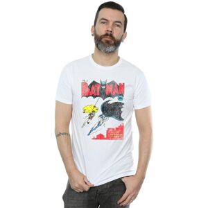 DC Comics Men's Batman Issue 1 Cover T-Shirt in White Size: Medium White M DC Comics Men's Batman Issue 1 Cover T-Shirt in White Size: Medium White M