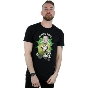 DC Comics Men's Batman TV Series The Riddler Time for a Riddle T-Shirt in Black Size: Large Black L DC Comics Men's Batman TV Series The Riddler Time for a Riddle T-Shirt in Black Size: Large Black L