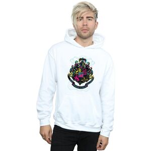 Harry Potter Men's Neon Hogwarts Crest Hoodie in White Size: 3XL White 3XL Harry Potter Men's Neon Hogwarts Crest Hoodie in White Size: 3XL White 3XL