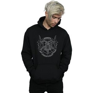 Harry Potter Men's Hogwarts Seal Hoodie in Black Size: 3XL Black 3XL Harry Potter Men's Hogwarts Seal Hoodie in Black Size: 3XL Black 3XL