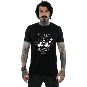 Disney Men's Mickey & Minnie Mouse Mousecrush Mondays T-Shirt in Black Size: XL Black XL Disney Men's Mickey & Minnie Mouse Mousecrush Mondays T-Shirt in Black Size: XL Black XL