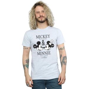 Disney Men's Mickey & Minnie Mouse Mousecrush Mondays T-Shirt in Grey Size: XL Grey XL Disney Men's Mickey & Minnie Mouse Mousecrush Mondays T-Shirt in Grey Size: XL Grey XL
