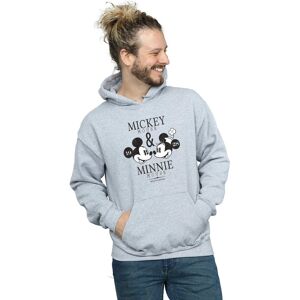 Disney Men's Mickey & Minnie Mouse Mousecrush Mondays Hoodie in Grey Size: Medium Grey M Disney Men's Mickey & Minnie Mouse Mousecrush Mondays Hoodie in Grey Size: Medium Grey M