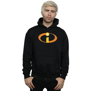 Disney Men's The Incredibles Costume Logo Hoodie in Black Size: Large Black L Disney Men's The Incredibles Costume Logo Hoodie in Black Size: Large Black L