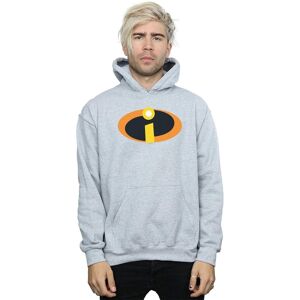 Disney Men's The Incredibles Costume Logo Hoodie in Grey Size: Small Grey S Disney Men's The Incredibles Costume Logo Hoodie in Grey Size: Small Grey S
