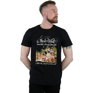 Disney Men's Snow White & The Seven Dwarfs T-Shirt in Black Size: 4XL Black 4XL Disney Men's Snow White & The Seven Dwarfs T-Shirt in Black Size: 4XL Black 4XL