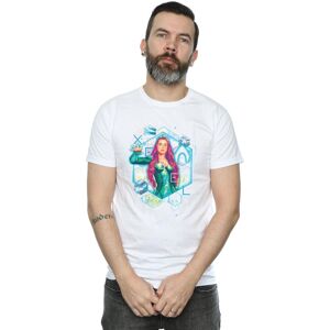 DC Comics Men's Aquaman Mera Geometric T-Shirt in White Size: 3XL White 3XL DC Comics Men's Aquaman Mera Geometric T-Shirt in White Size: 3XL White 3XL