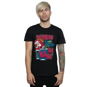 DC Comics Men's Batman & Joker Ha Ha Ha Ho Ho Ho T-Shirt in Black Size: 2XL Black 2XL DC Comics Men's Batman & Joker Ha Ha Ha Ho Ho Ho T-Shirt in Black Size: 2XL Black 2XL