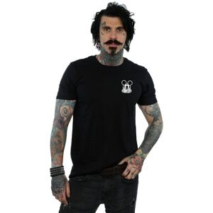 Disney Men's Mickey Mouse Dont Speak Breast Print T-Shirt in Black Size: XL Black XL Disney Men's Mickey Mouse Dont Speak Breast Print T-Shirt in Black Size: XL Black XL