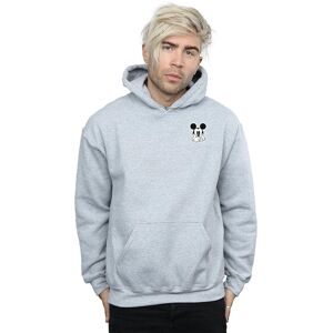 Disney Men's Mickey Mouse Dont Speak Breast Print Hoodie in Grey Size: Small Grey S Disney Men's Mickey Mouse Dont Speak Breast Print Hoodie in Grey Size: Small Grey S