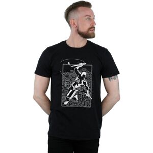 Marvel Men's Daredevil Silhouette T-Shirt in Black Size: 4XL Black 4XL Marvel Men's Daredevil Silhouette T-Shirt in Black Size: 4XL Black 4XL