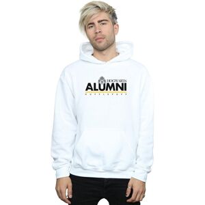 Harry Potter Men's Hogwarts Alumni Hufflepuff Hoodie in White Size: XL White XL Harry Potter Men's Hogwarts Alumni Hufflepuff Hoodie in White Size: XL White XL