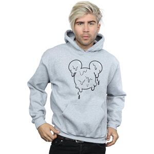 Disney Men's Mickey Mouse Ice Cream Head Hoodie in Grey Size: Large Grey L Disney Men's Mickey Mouse Ice Cream Head Hoodie in Grey Size: Large Grey L