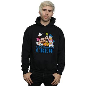 Disney Men's Mickey Mouse Friends Hoodie in Black Size: 5XL Black 5XL Disney Men's Mickey Mouse Friends Hoodie in Black Size: 5XL Black 5XL