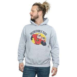 Disney Men's The Incredibles Bob Parr Incredible Dad Hoodie in Grey Size: 3XL Grey 3XL Disney Men's The Incredibles Bob Parr Incredible Dad Hoodie in Grey Size: 3XL Grey 3XL