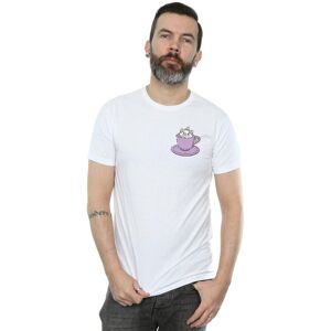 Disney Men's Aristocats Marie In Cup Breast Print T-Shirt in White Size: 3XL White 3XL Disney Men's Aristocats Marie In Cup Breast Print T-Shirt in White Size: 3XL White 3XL