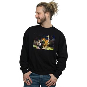 Disney Men's Bambi Tail Butterfly Still Sweatshirt in Black Size: XL Black XL Disney Men's Bambi Tail Butterfly Still Sweatshirt in Black Size: XL Black XL