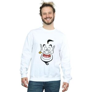 Disney Men's Aladdin Genie Face Sweatshirt in White Size: 4XL White 4XL Disney Men's Aladdin Genie Face Sweatshirt in White Size: 4XL White 4XL