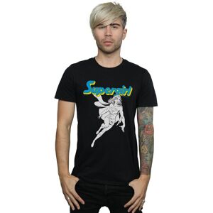 DC Comics Men's Supergirl Mono Action Pose T-Shirt in Black Size: 3XL Black 3XL DC Comics Men's Supergirl Mono Action Pose T-Shirt in Black Size: 3XL Black 3XL