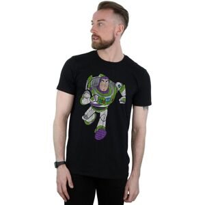 Disney Men's Toy Story 4 Classic Buzz Lightyear T-Shirt in Black Size: 2XL Black 2XL Disney Men's Toy Story 4 Classic Buzz Lightyear T-Shirt in Black Size: 2XL Black 2XL
