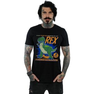 Disney Men's Toy Story 4 Rex Terrifying Dinosaur T-Shirt in Black Size: 2XL Black 2XL Disney Men's Toy Story 4 Rex Terrifying Dinosaur T-Shirt in Black Size: 2XL Black 2XL