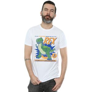 Disney Men's Toy Story 4 Rex Terrifying Dinosaur T-Shirt in White Size: 2XL White 2XL Disney Men's Toy Story 4 Rex Terrifying Dinosaur T-Shirt in White Size: 2XL White 2XL