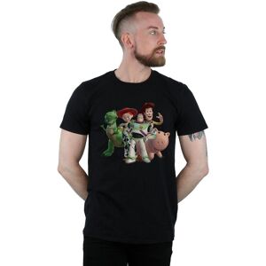 Disney Men's Toy Story 4 Group T-Shirt in Black Size: 2XL Black 2XL Disney Men's Toy Story 4 Group T-Shirt in Black Size: 2XL Black 2XL