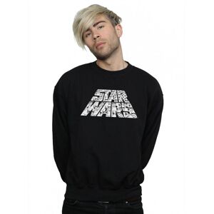 Disney Men's Star Wars The Rise Of Skywalker Trooper Filled Logo Sweatshirt in Black Size: 5XL Black 5XL Disney Men's Star Wars The Rise Of Skywalker Trooper Filled Logo Sweatshirt in Black Size: 5XL Black 5XL