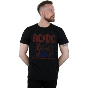 Absolute Cult AC/DC Men's For Those About To Rock Canon T-Shirt - T-Shirt Absolute Cult AC/DC Men's For Those About To Rock Canon T-Shirt - T-Shirt