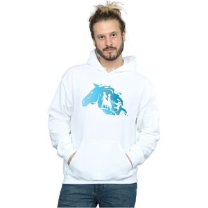 Disney Men's Frozen 2 Nokk Silhouette Hoodie in White Size: 3XL White 3XL Disney Men's Frozen 2 Nokk Silhouette Hoodie in White Size: 3XL White 3XL
