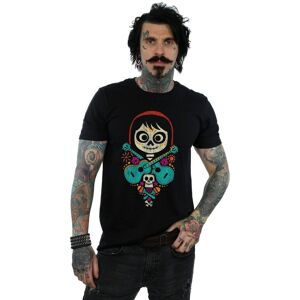 Disney Men's Coco Miguel Crossed Guitars T-Shirt in Black Size: 4XL Black 4XL Disney Men's Coco Miguel Crossed Guitars T-Shirt in Black Size: 4XL Black 4XL