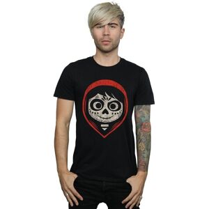 Disney Men's Coco Miguel Skeleton Face Hood T-Shirt in Black Size: 3XL Black 3XL Disney Men's Coco Miguel Skeleton Face Hood T-Shirt in Black Size: 3XL Black 3XL