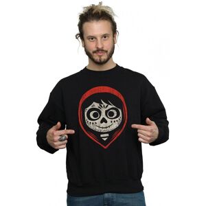 Disney Men's Coco Miguel Skeleton Face Hood Sweatshirt in Black Size: 4XL Black 4XL Disney Men's Coco Miguel Skeleton Face Hood Sweatshirt in Black Size: 4XL Black 4XL